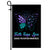 Faith Hope Love Butterfly Suicide Prevention Awareness Flag Teal and Purple Ribbon | siriusteestore