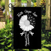 Faith Hope Love Lung Cancer Awareness Flag Daisy Flower White Ribbon | siriusteestore