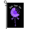 Faith Hope Love Lupus Awareness Flag Daisy Flower Purple Ribbon | siriusteestore