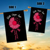 Faith Hope Love Multiple Myeloma Awareness Flag Daisy Flower Burgundy Ribbon | siriusteestore