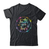 Faith Over Fear Arrow Cute Lettering Inspirational Christian Shirt & Hoodie | siriusteestore