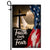 Faith Over Fear Jesus Christian Cross American Flag | siriusteestore