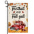 Fall Car Pumpkin Flag Football Flag Autumn Leaves | siriusteestore