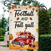 Fall Car Pumpkin Flag Football Flag Autumn Leaves | siriusteestore