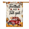 Fall Car Pumpkin Flag Football Flag Autumn Leaves | siriusteestore