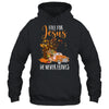 Fall For Jesus He Never Leaves Pumpkin Truck Thanksgiving Shirt & Hoodie | siriusteestore