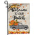 Fall Welcome To Our Patch Flag Buffalo Plaid Truck Pumpkin Maple Leaf Used for Farmhouse Lawn Porch Patio Home | siriusteestore