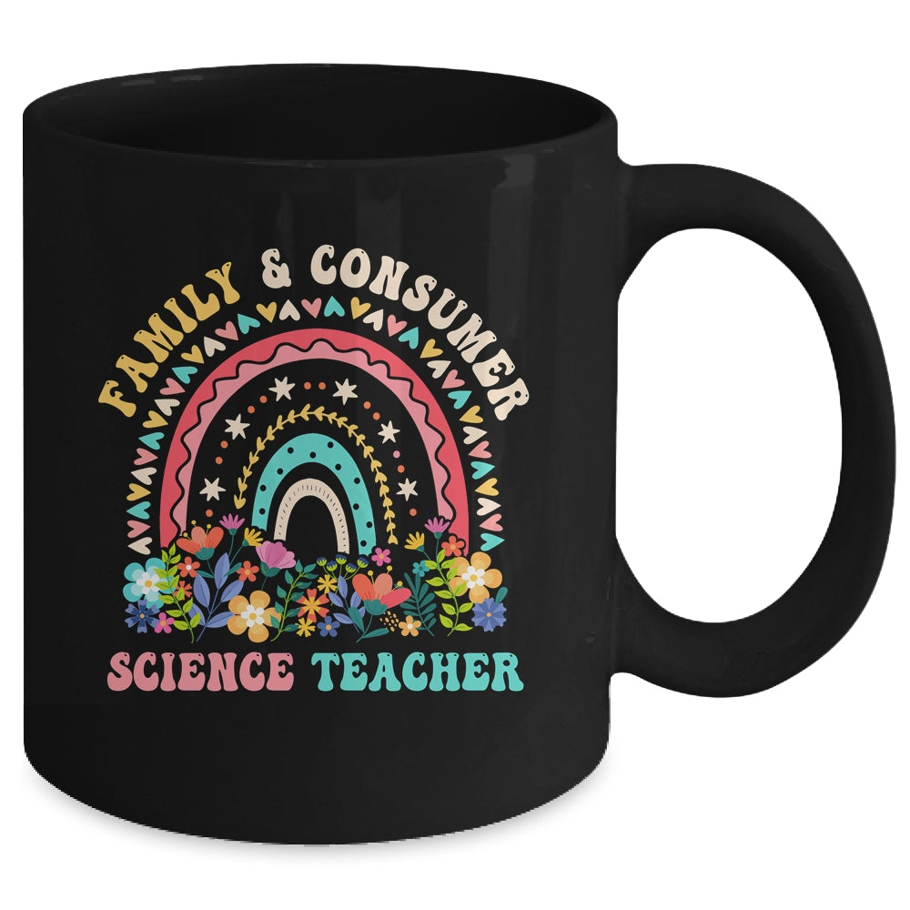 Family And Consumer Science Teacher Floral Mug | siriusteestore