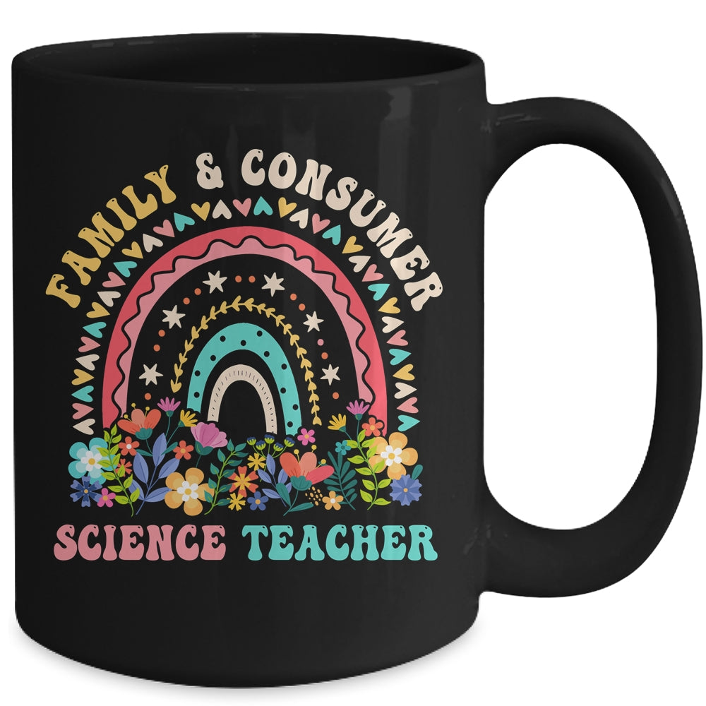 Family And Consumer Science Teacher Floral Mug | siriusteestore