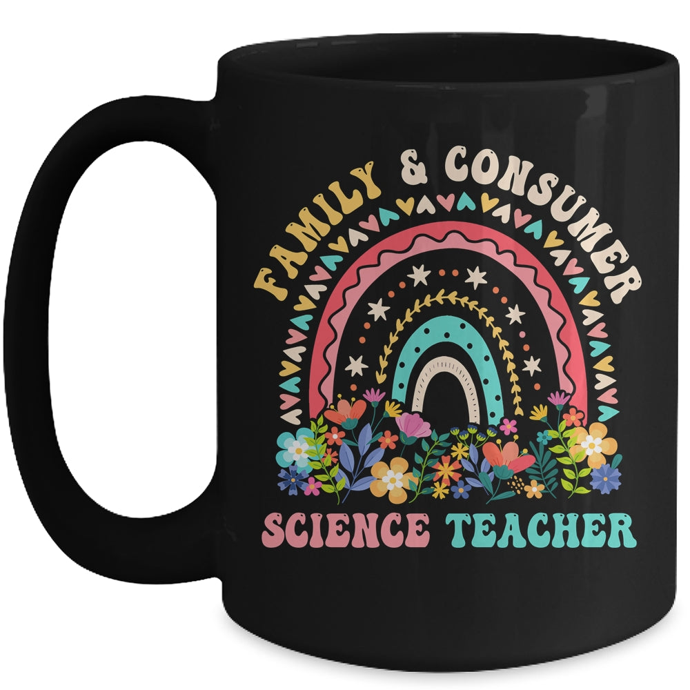 Family And Consumer Science Teacher Floral Mug | siriusteestore