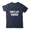 Family Brain Cancer Awareness Grey Ribbon Support Squad Shirt & Hoodie | siriusteestore