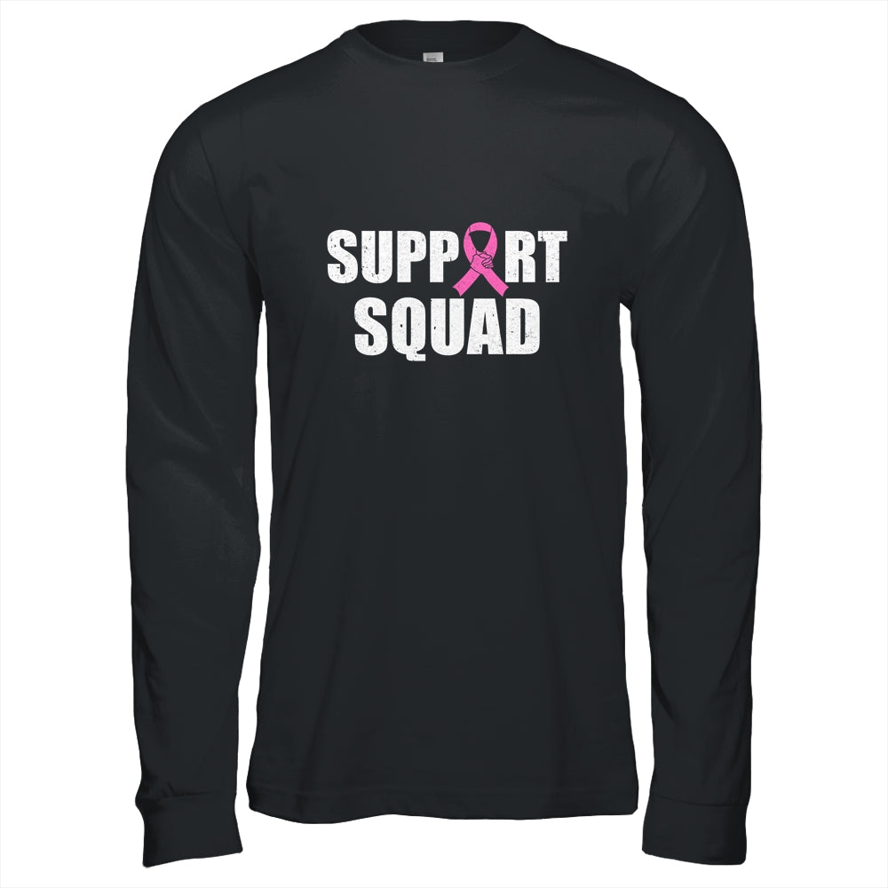 Family Breast Cancer Awareness Pink Ribbon Support Squad Shirt & Hoodie | siriusteestore