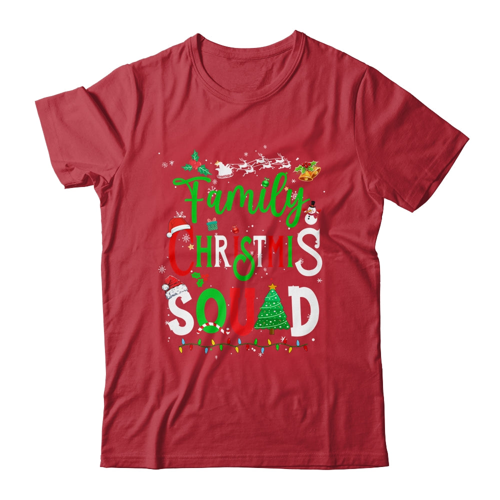 Family Christmas Matching Outfits Team Santa Elf Squad Shirt & Sweatshirt | siriusteestore