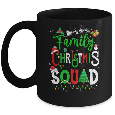 Family Christmas Matching Outfits Team Santa Elf Squad Mug | siriusteestore