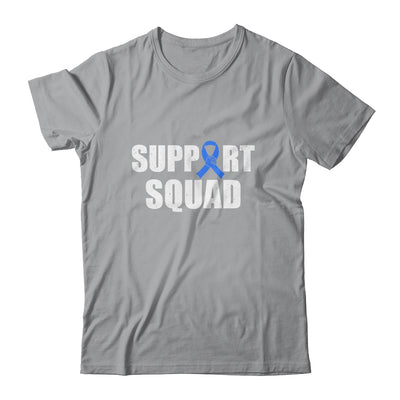 Family Colon Cancer Awareness Blue Ribbon Support Squad Shirt & Hoodie | siriusteestore