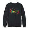 Family Letters Christmas Style Love My Family Christmas Shirt & Sweatshirt | siriusteestore