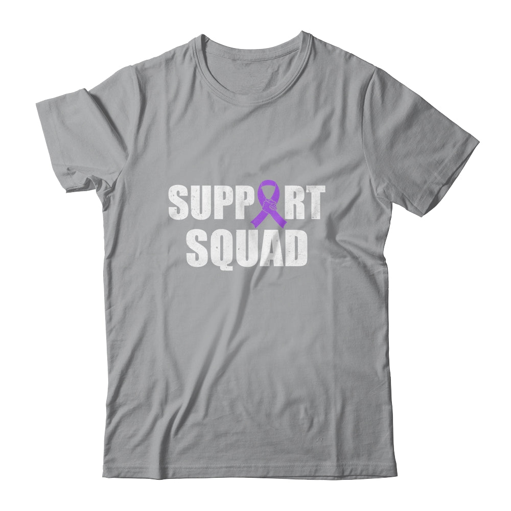 Family Lupus Epilepsy Awareness Purple Ribbon Support Squad Shirt & Hoodie | siriusteestore