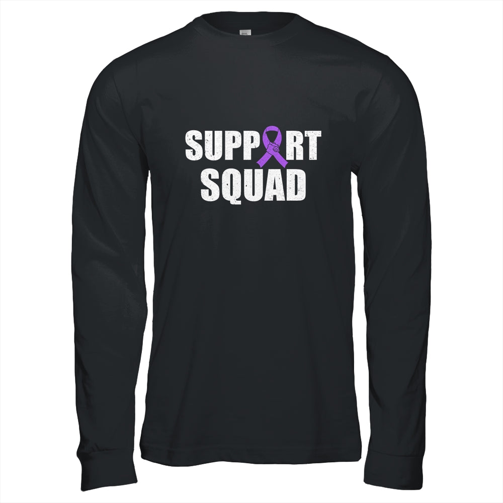 Family Lupus Epilepsy Awareness Purple Ribbon Support Squad Shirt & Hoodie | siriusteestore
