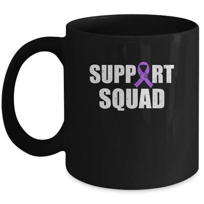 Family Lupus Epilepsy Awareness Purple Ribbon Support Squad Mug | siriusteestore