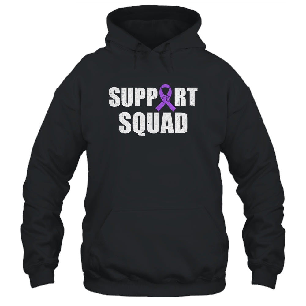 Family Lupus Epilepsy Awareness Purple Ribbon Support Squad Shirt & Hoodie | siriusteestore