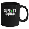 Family Lymphoma Liver Awareness Green Ribbon Support Squad Mug | siriusteestore