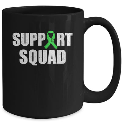 Family Lymphoma Liver Awareness Green Ribbon Support Squad Mug | siriusteestore