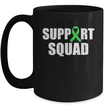 Family Lymphoma Liver Awareness Green Ribbon Support Squad Mug | siriusteestore