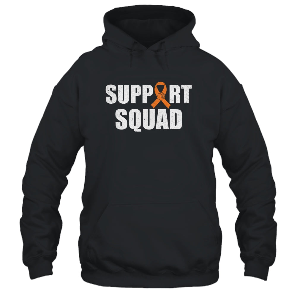 Family MS Leukemia Awareness Orange Ribbon Support Squad Shirt & Hoodie | siriusteestore