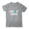 Family Ovarian Cancer Awareness Teal Ribbon Support Squad Shirt & Hoodie | siriusteestore