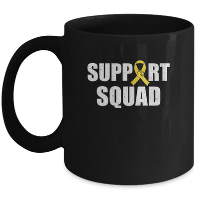 Family Sarcoma Awareness Yellow Ribbon Support Squad Mug | siriusteestore