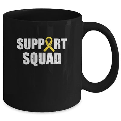 Family Sarcoma Awareness Yellow Ribbon Support Squad Mug | siriusteestore