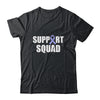 Family Stomach Cancer Awareness Periwinkle Ribbon Support Squad Shirt & Hoodie | siriusteestore