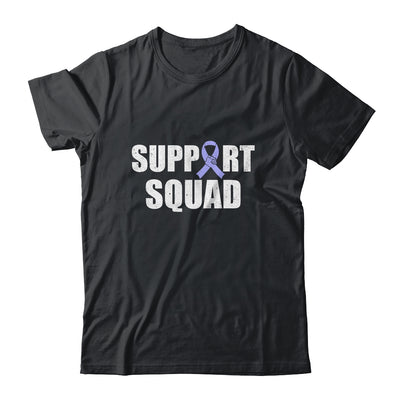 Family Stomach Cancer Awareness Periwinkle Ribbon Support Squad Shirt & Hoodie | siriusteestore