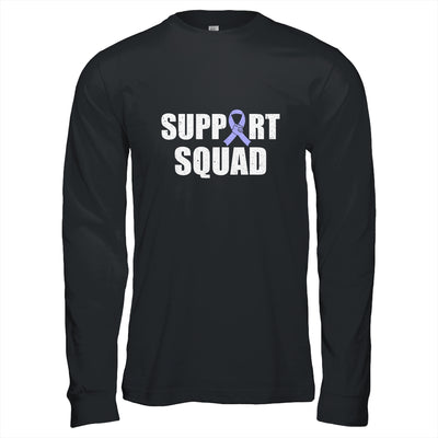 Family Stomach Cancer Awareness Periwinkle Ribbon Support Squad Shirt & Hoodie | siriusteestore