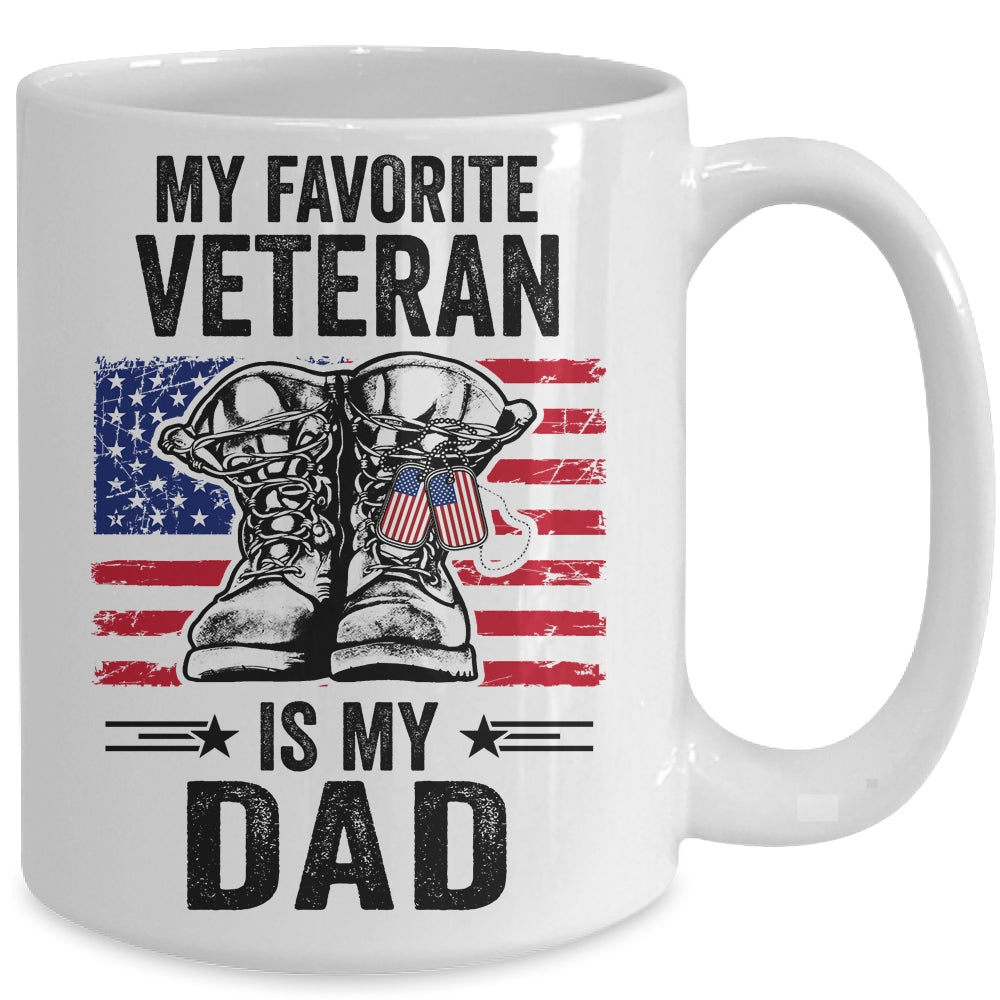 Father Veterans Day My Favorite Veteran Is My Dad Mug | siriusteestore