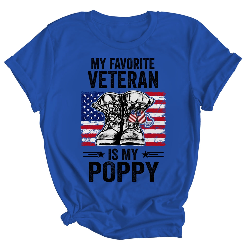 Father Veterans Day My Favorite Veteran Is My Poppy Shirt & Hoodie | siriusteestore