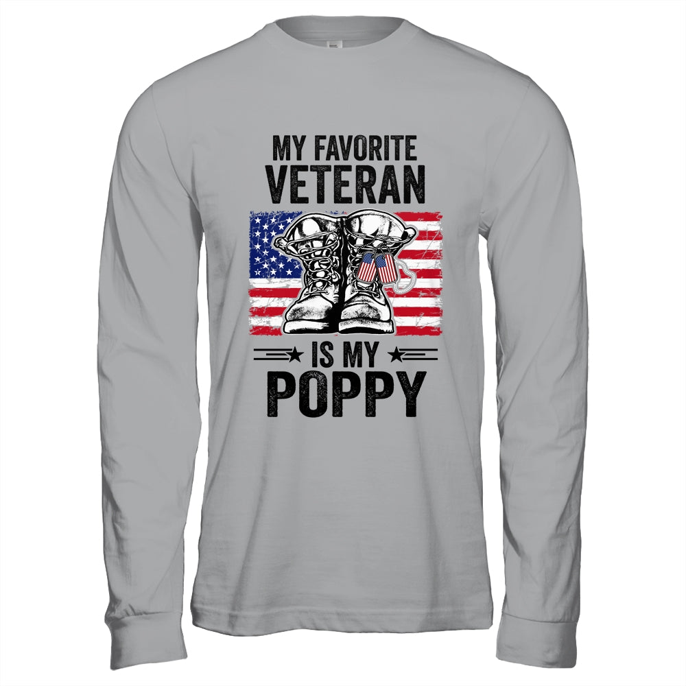 Father Veterans Day My Favorite Veteran Is My Poppy Shirt & Hoodie | siriusteestore
