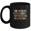 Father's Day Husband Father Protector Loved Hero Dad Mug | siriusteestore