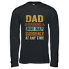 Fathers Day Dad Warning May Nap Suddenly At Any Time Shirt & Hoodie | siriusteestore