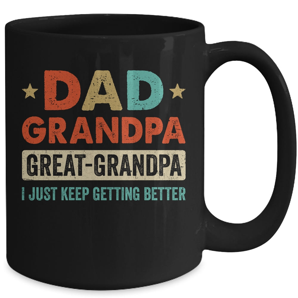 Fathers Day From Grandkids Dad Grandpa Great Grandpa Mug | siriusteestore