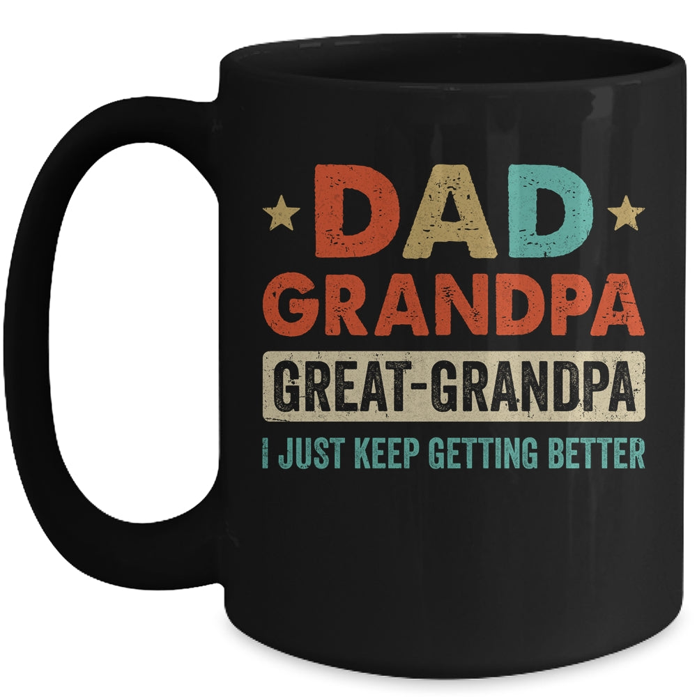Fathers Day From Grandkids Dad Grandpa Great Grandpa Mug | siriusteestore