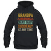 Fathers Day Grandpa Warning May Nap Suddenly At Any Time Shirt & Hoodie | siriusteestore
