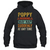 Fathers Day Poppy Warning May Nap Suddenly At Any Time Shirt & Hoodie | siriusteestore
