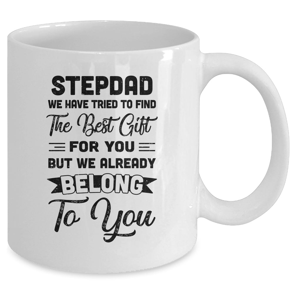 Fathers Day Stepdad From Daughter Son Wife For Bonus Dad Mug | siriusteestore