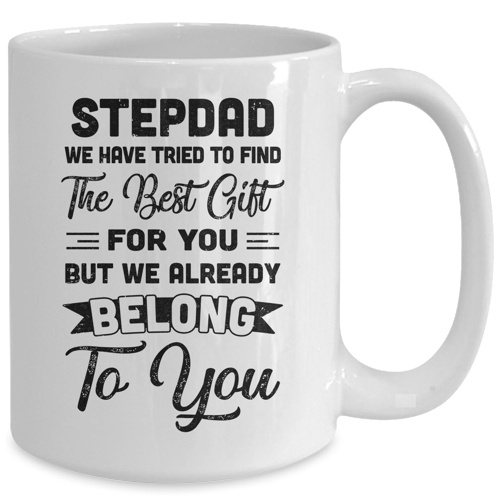 Fathers Day Stepdad From Daughter Son Wife For Bonus Dad Mug | siriusteestore