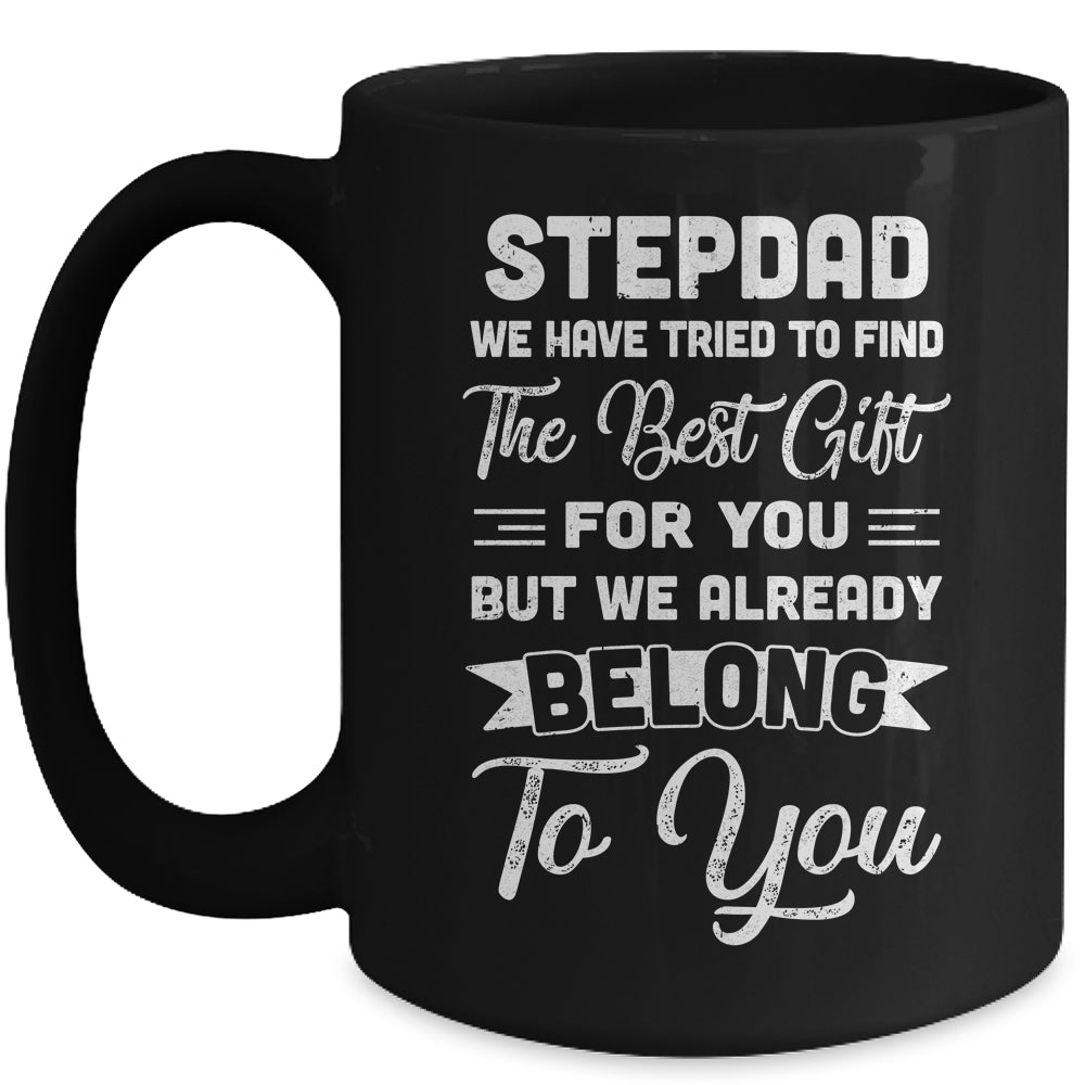 Fathers Day Stepdad From Daughter Son Wife Mug | siriusteestore