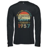 February 1957 Vintage 65 Years Old Retro 65th Birthday Shirt & Hoodie | siriusteestore