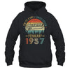 February 1957 Vintage 65 Years Old Retro 65th Birthday Shirt & Hoodie | siriusteestore