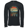 February 1972 Vintage 50 Years Old Retro 50th Birthday Shirt & Hoodie | siriusteestore