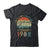 February 1982 Vintage 40 Years Old Retro 40th Birthday Shirt & Hoodie | siriusteestore
